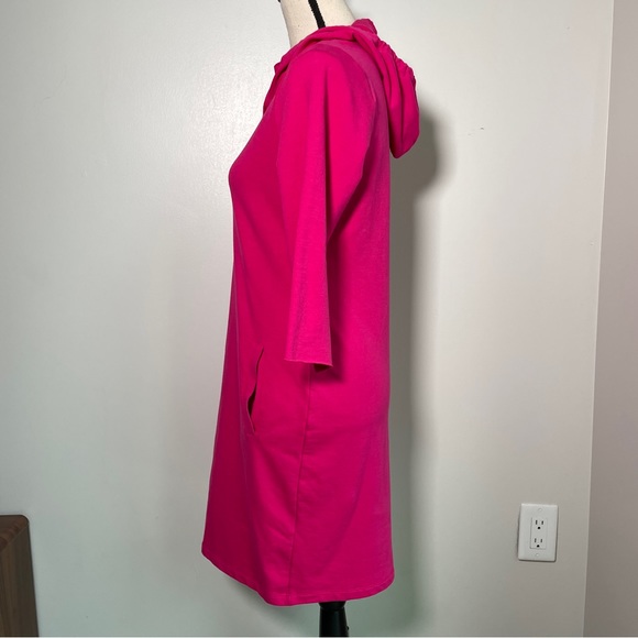 Soho New York & Co Pink Soft knit Hooded Drawstrings Casual Sporty Style XS - Picture 7 of 14